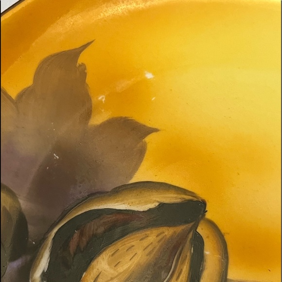 Noritake Hand Painted Plate, Nature, Autumn, Vintage EUC - Picture 3 of 8